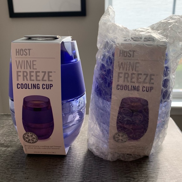 Set of 2 wine chilling tumbler cups - Picture 2 of 7